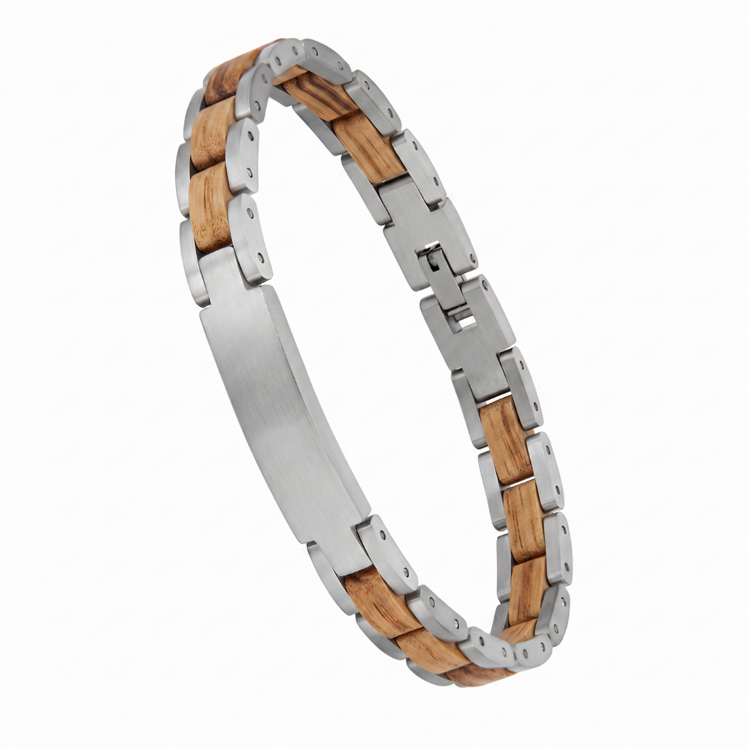 TimberForge Personalised Men’s Bracelet