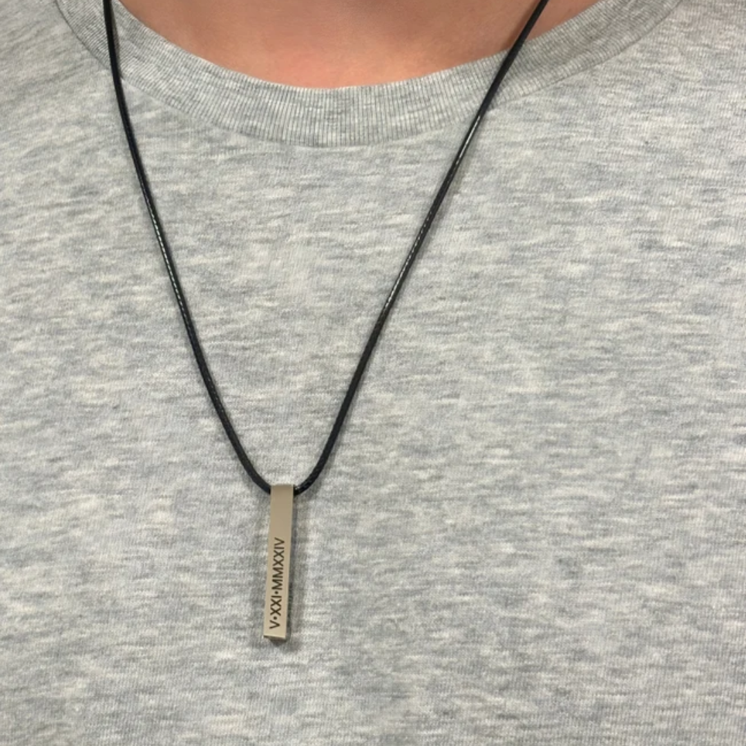 Axis Personalised Bar Necklace