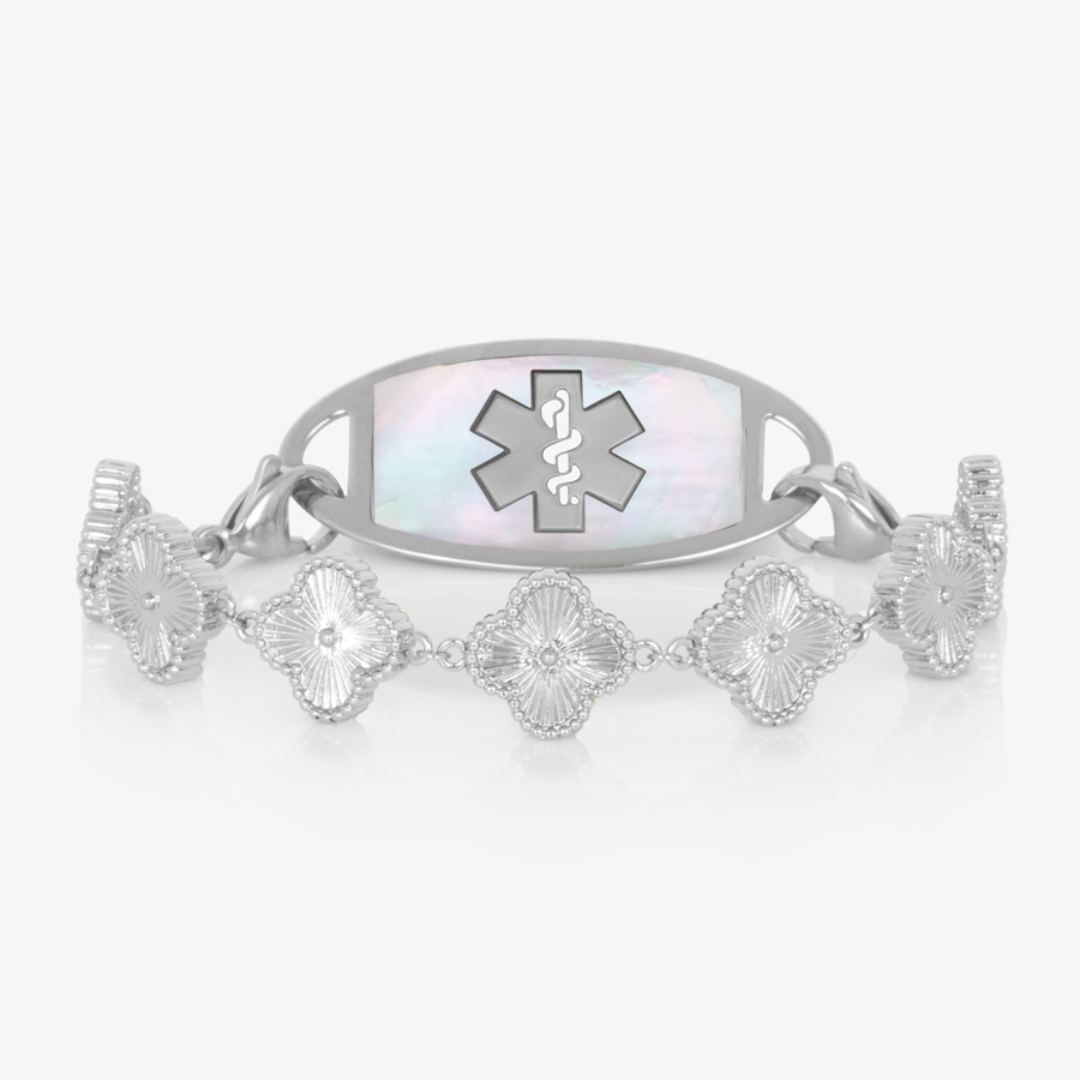 Lustre Bloom Women’s Medical ID Bracelet