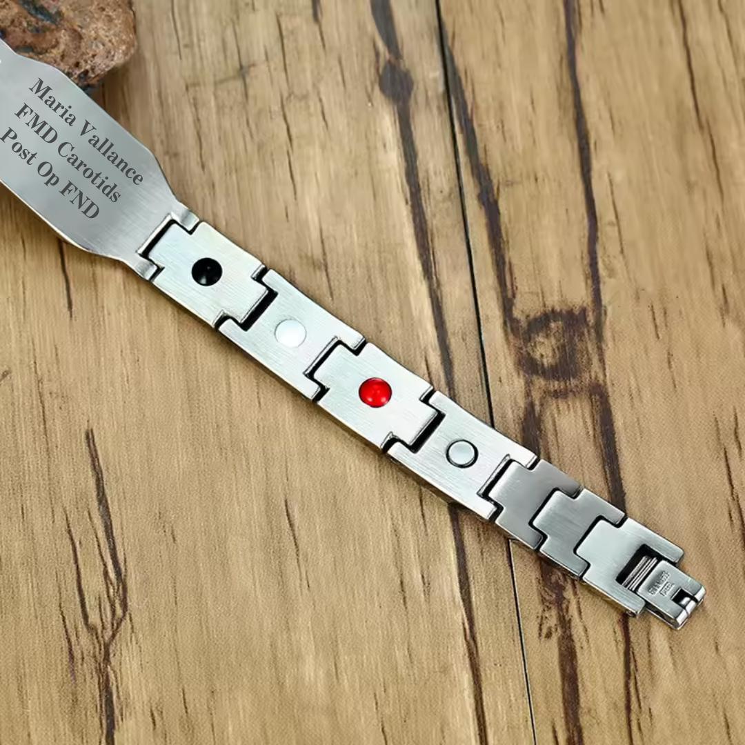 AeroLuxe Medical Link Bracelet-Medical ID Bracelet-Auswara