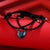 Black Rope Magnetic Heart Couples Bracelet Set-Couple Bracelet-Auswara