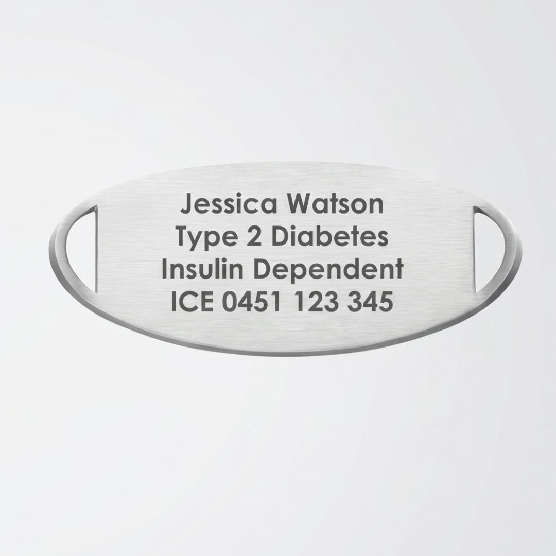 Cherish Heart Personalised Women Medical ID Bracelet-Medical ID Bracelet-Auswara