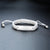 Couples Engravable Magnetic Braided Bracelets – Black & White-Couple Bracelet-Auswara