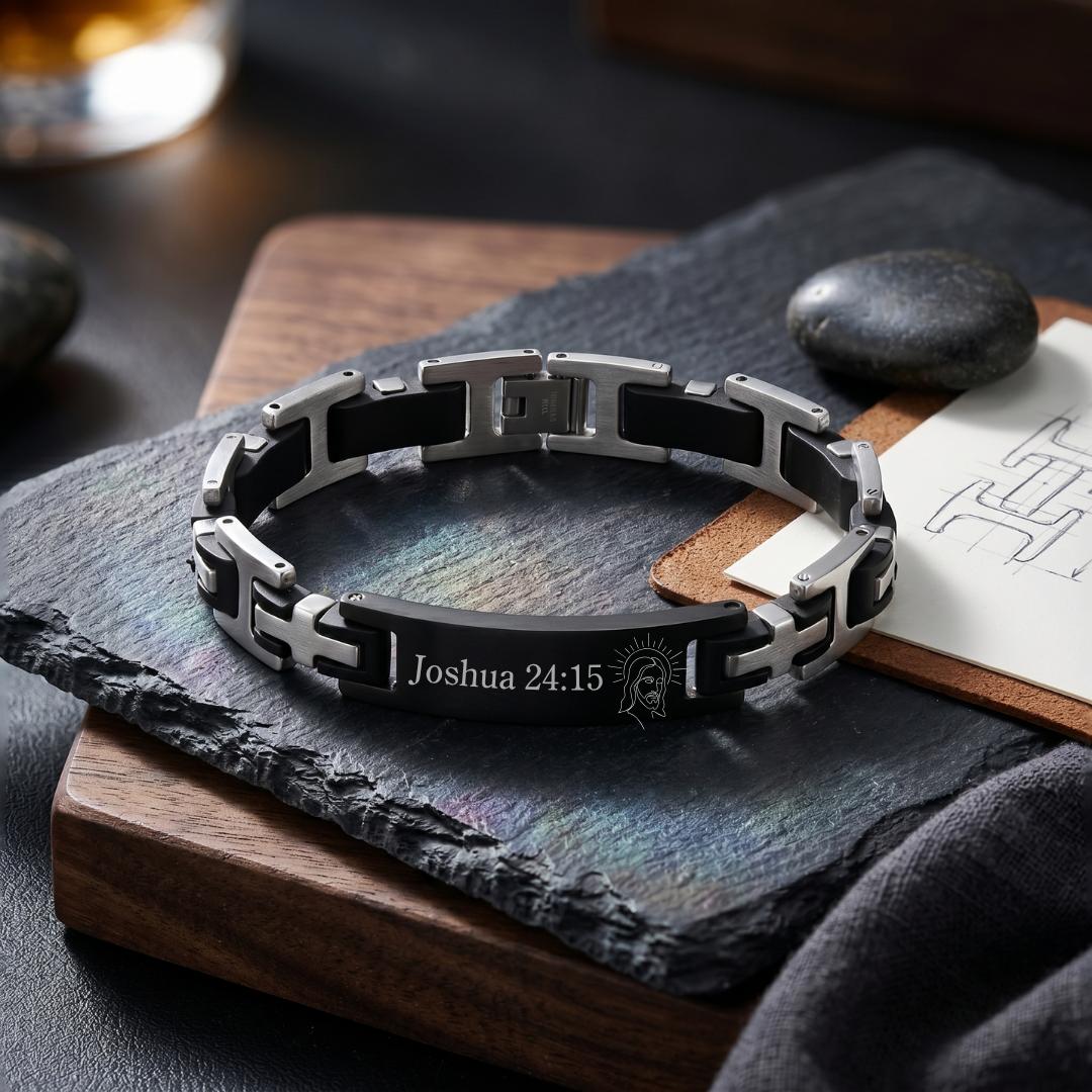 CrossBound Personalised Men Bracelet-Personalised Bracelet-Auswara