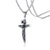 Crucifix Pendant Necklace in Silver Colour-Cross Necklace-Auswara