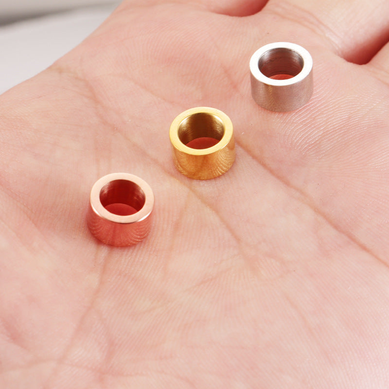 Custom Engraved Black Braided Leather Bracelet - Unisex