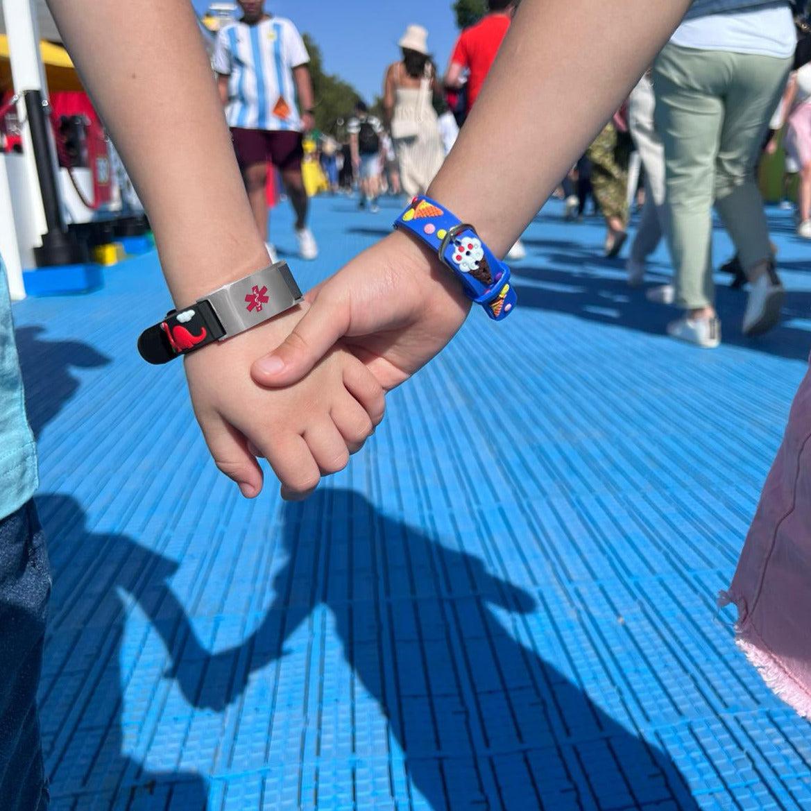 Dinosaur Kids Medical Alert Bracelet-Kids Medical Alert Bracelet-Auswara