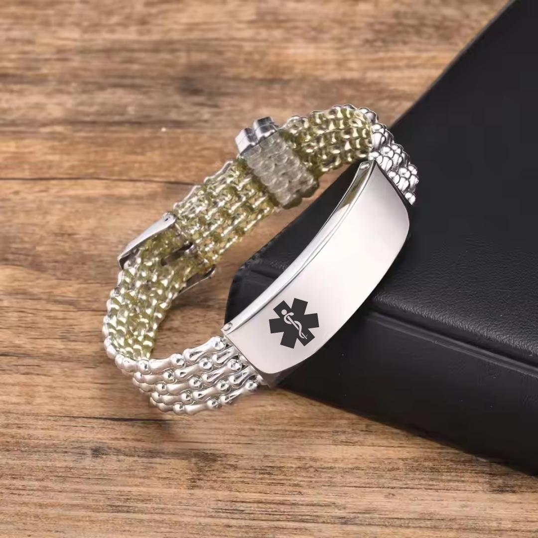 DualGuard Medical ID Bracelet-Medical ID Bracelet-Auswara