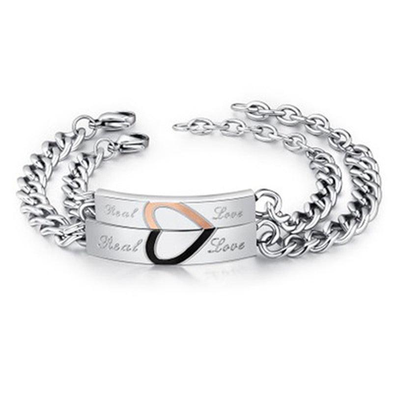 Duo Couple Chain Bracelets-Couple Bracelet-Auswara