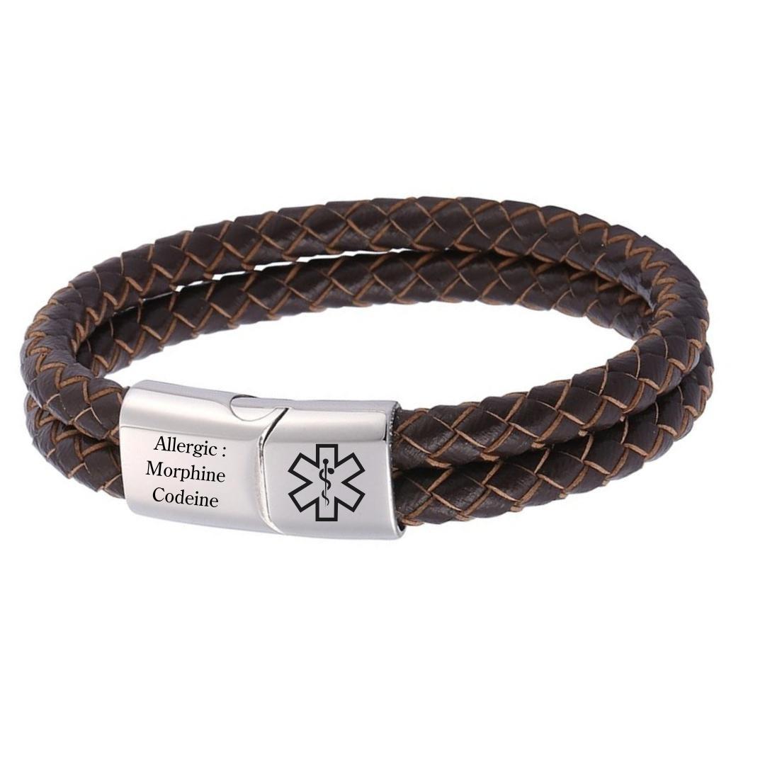DuoLuxe Medical ID Bracelet-Medical ID Bracelet-Auswara