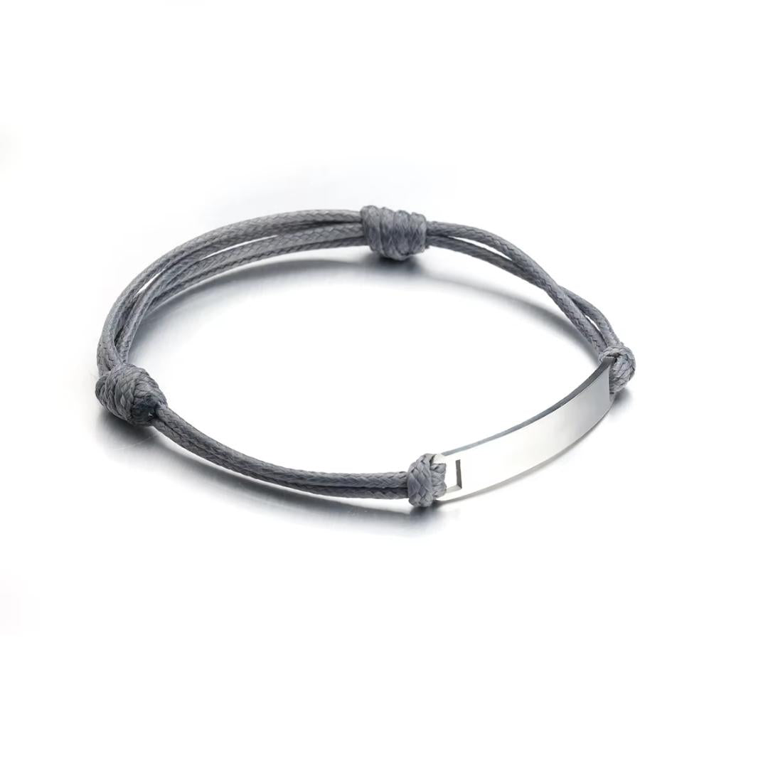 EverCord Women Personalised Bracelet-Identification Bracelet-Auswara