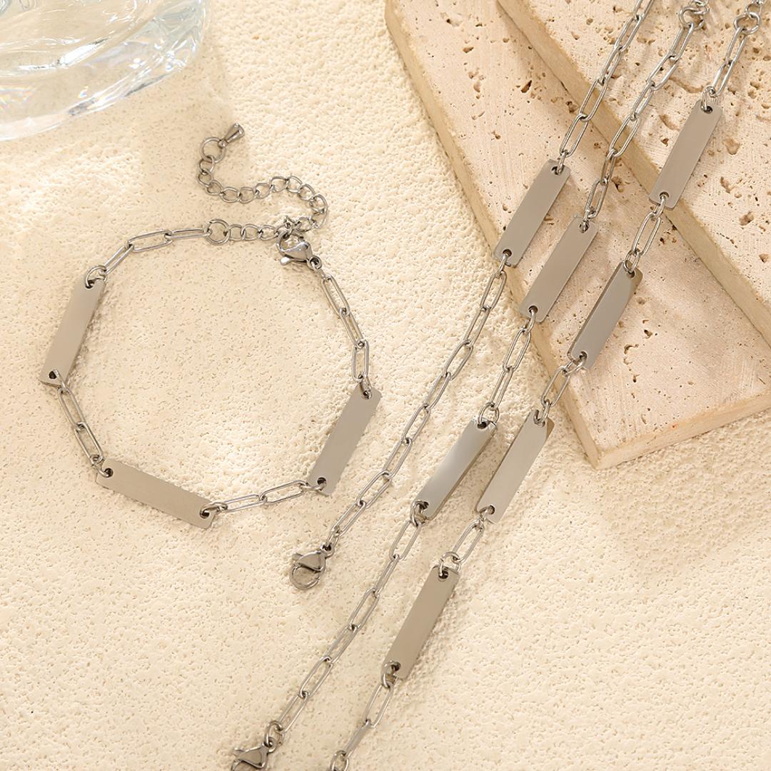 EverLink Women's Personalised Bar Bracelet-Women Bracelets-Auswara