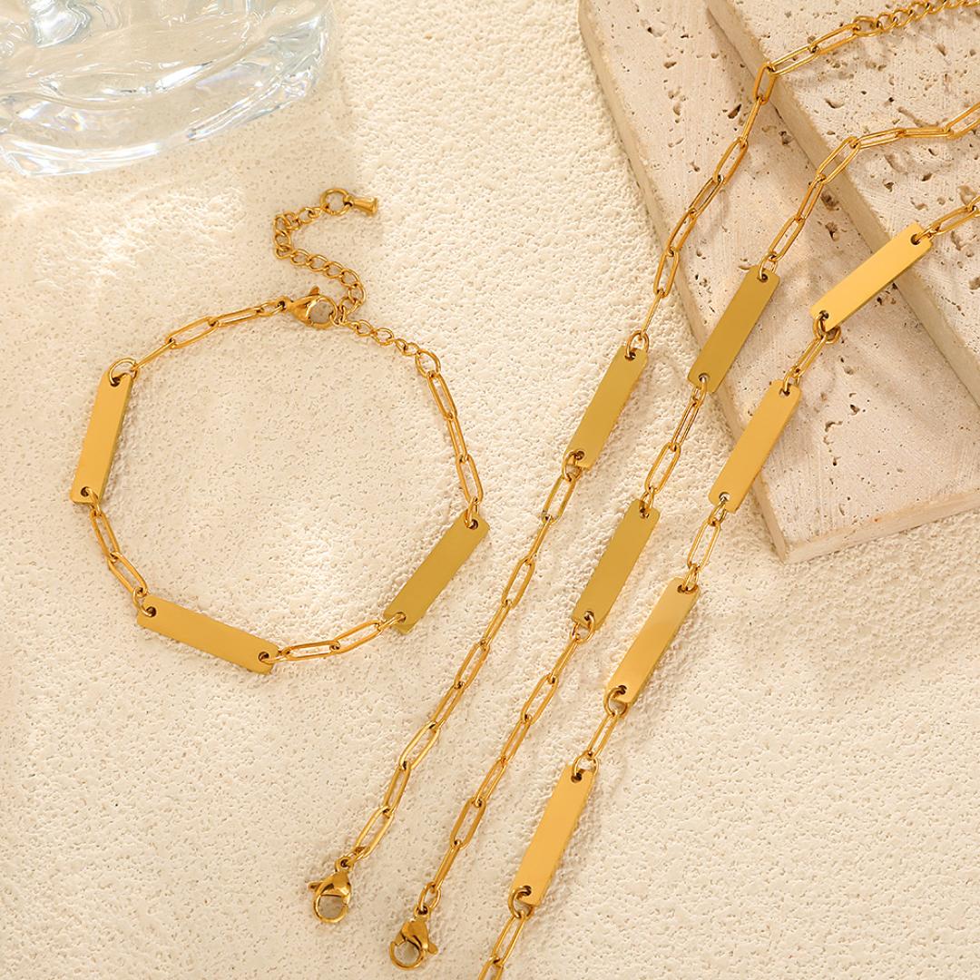 EverLink Women's Personalised Bar Bracelet-Women Bracelets-Auswara