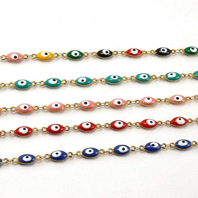 Evil Eye Adjustable Chain Bracelet-Evil Eye Bracelet-Auswara