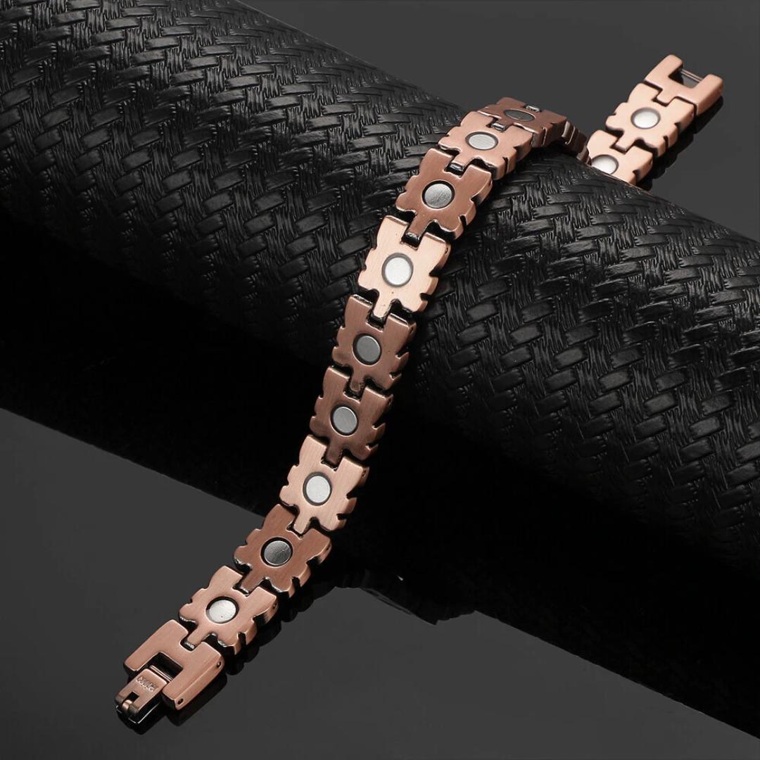 FaithBloom Copper Bracelet-Cross Bracelet-Auswara