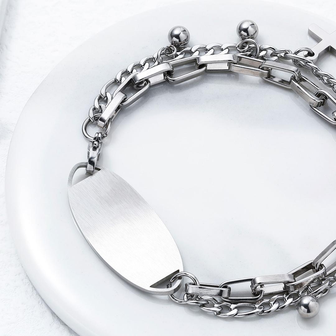 FaithLink Duo Women Medical ID Bracelet-Medical ID Bracelet-Auswara