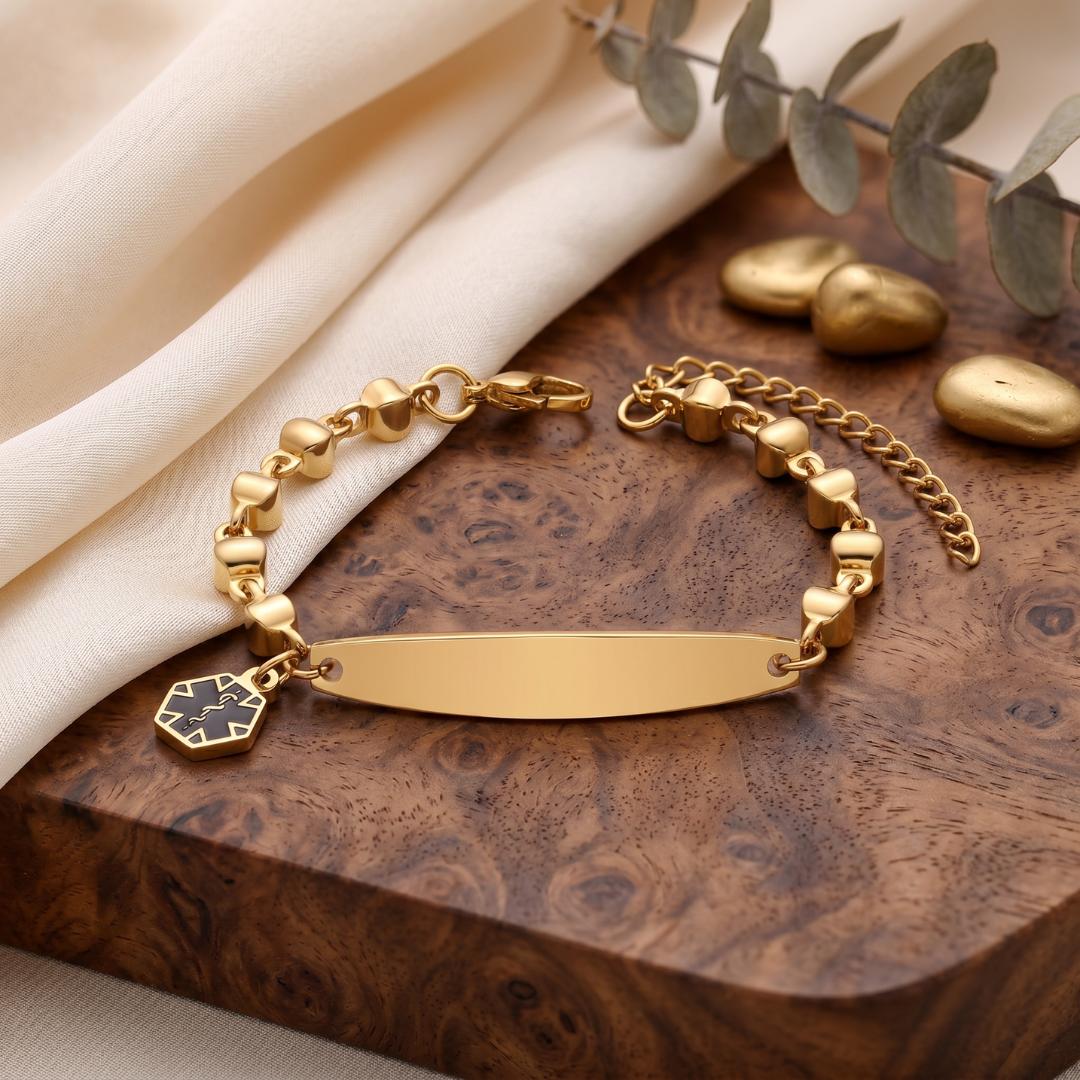 Fiora Elegant Medical Alert Bracelet-Medical ID Bracelet-Auswara
