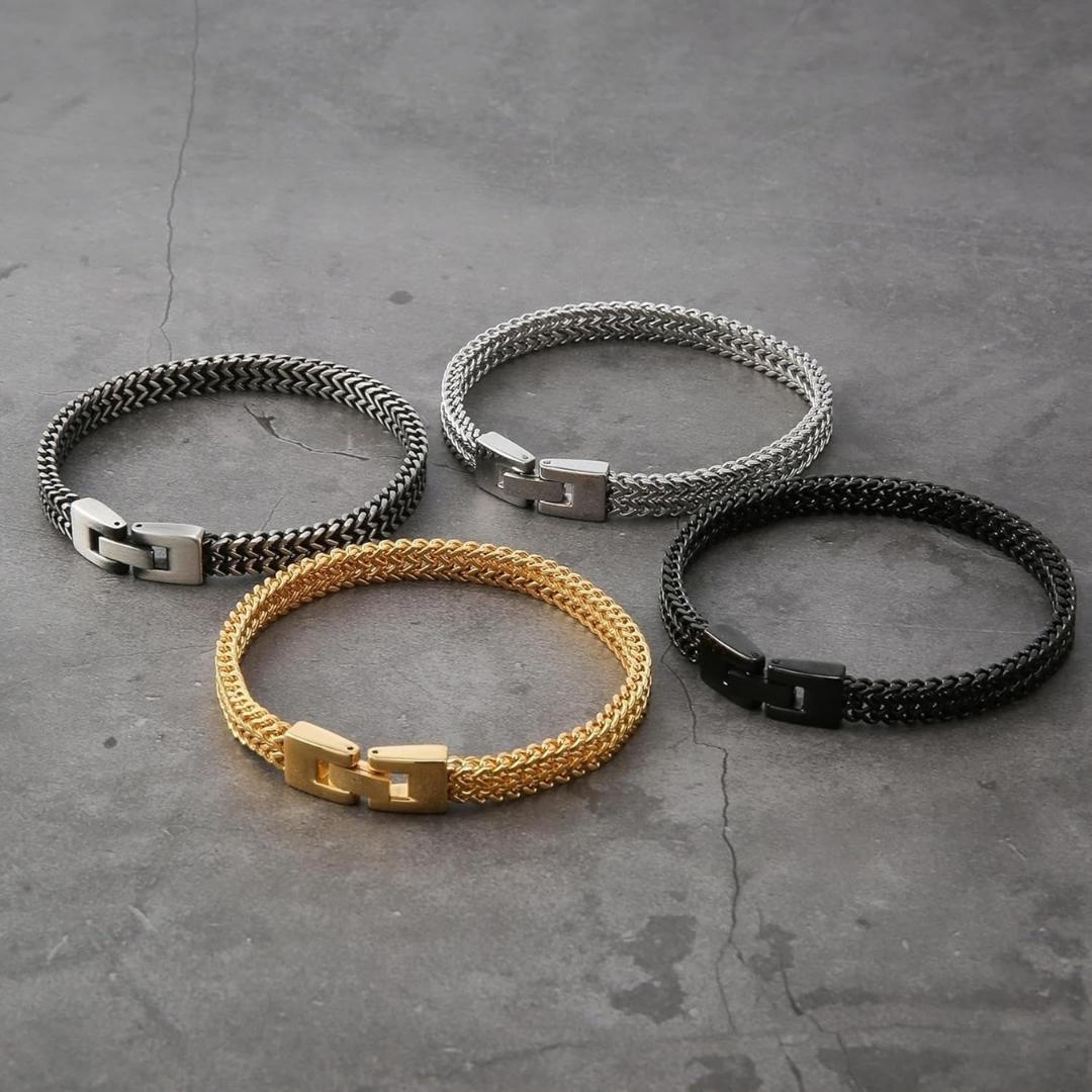 ForgeLink Custom Engravable Bracelet-Personalised Bracelet-Auswara