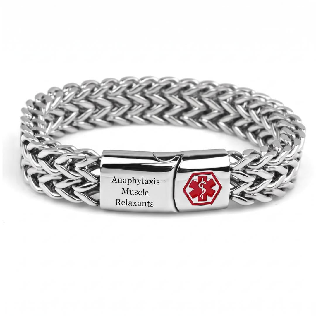 Fortis Personalised Medical ID Bracelet-Medical ID Bracelet-Auswara
