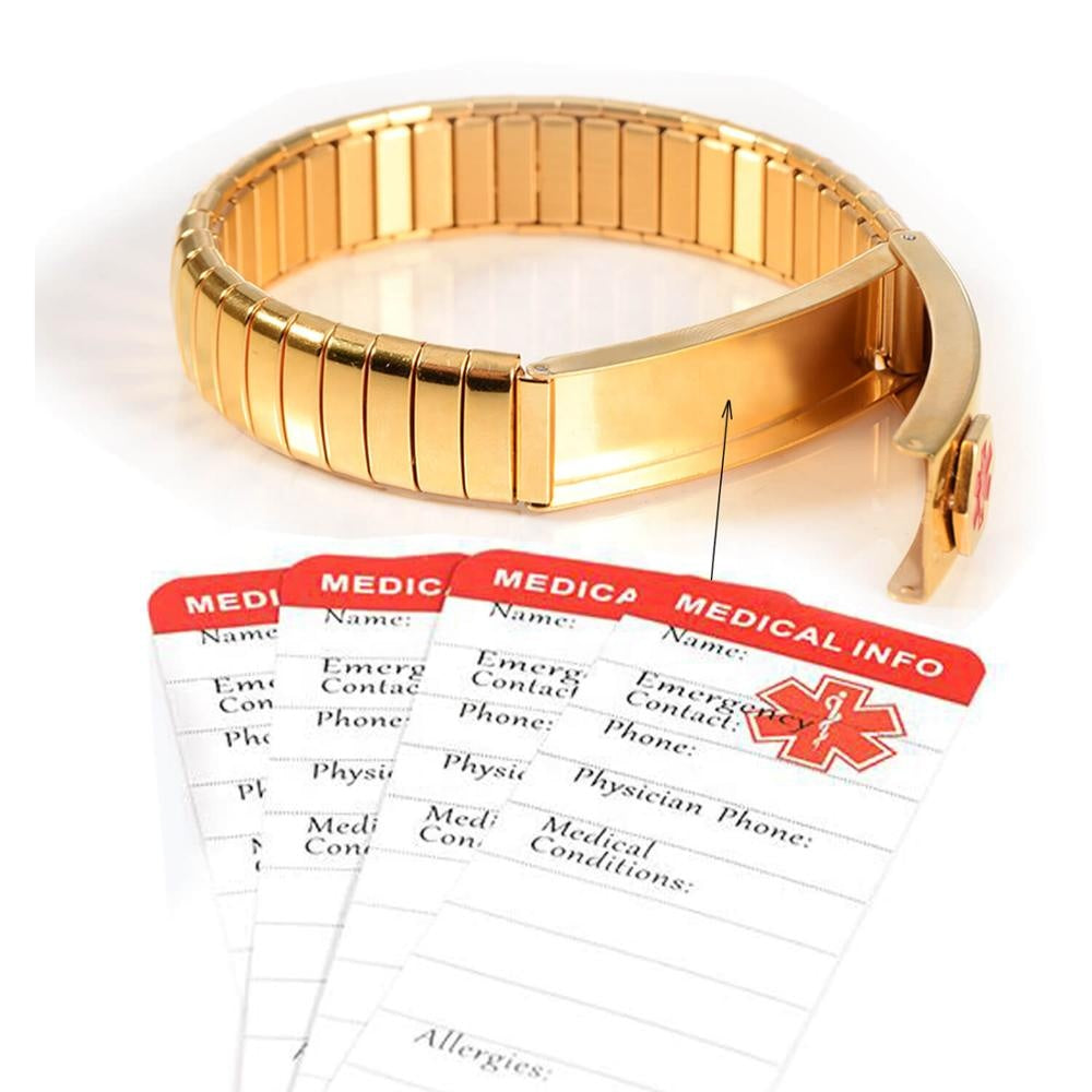 Gold Vault Medical ID Bracelet