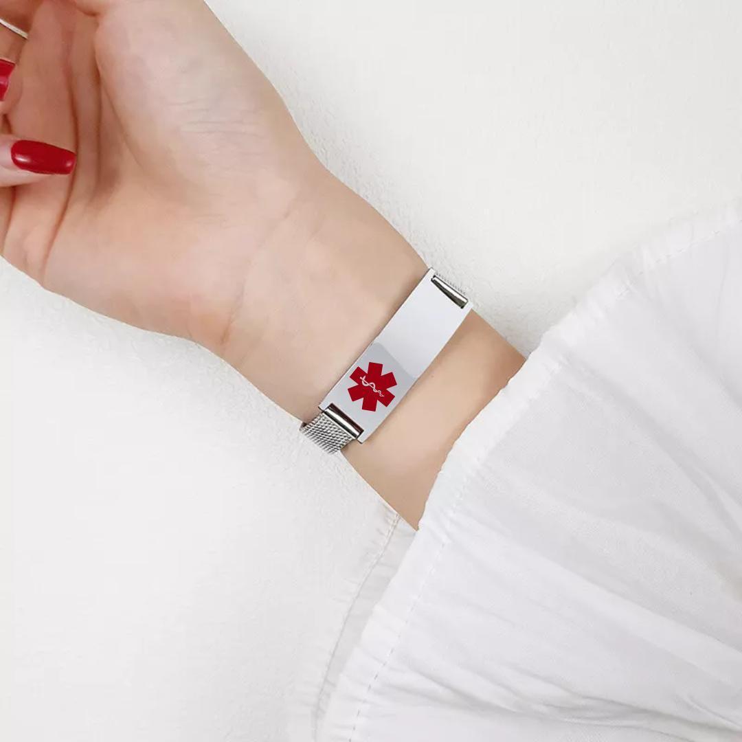 Guardian Mesh Medic Bracelet-Medical ID Bracelet-Auswara