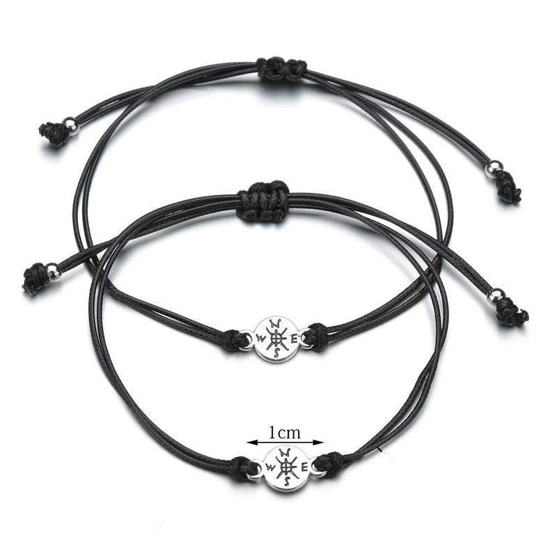 Compass Friendship Bracelet Set-Friendship Bracelets-Auswara