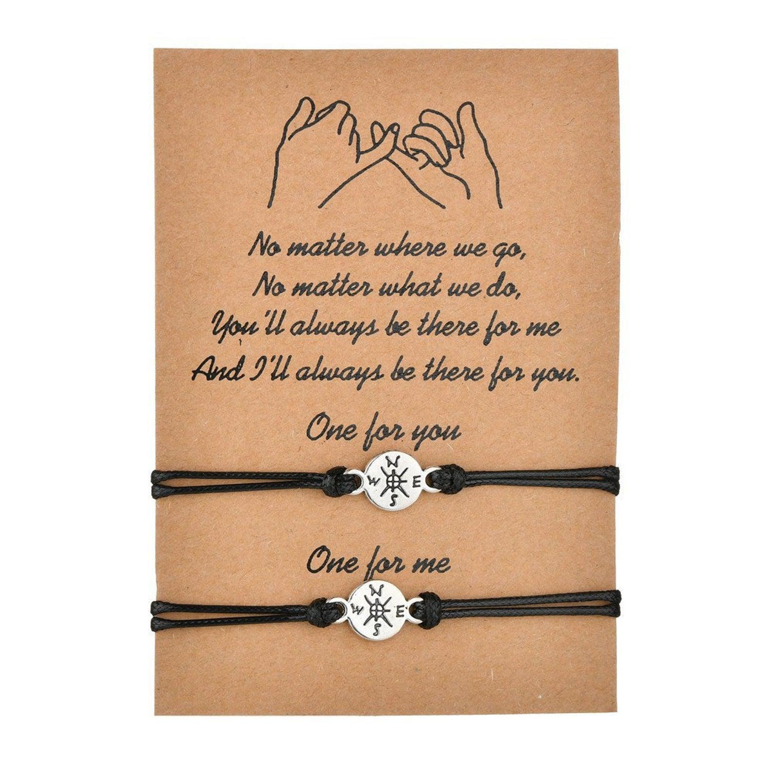 Compass Friendship Bracelet Set-Friendship Bracelets-Auswara