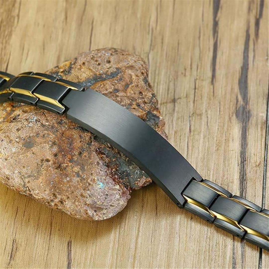 Heritage Stripe Personalised Bracelet-Personalised Bracelet-Auswara