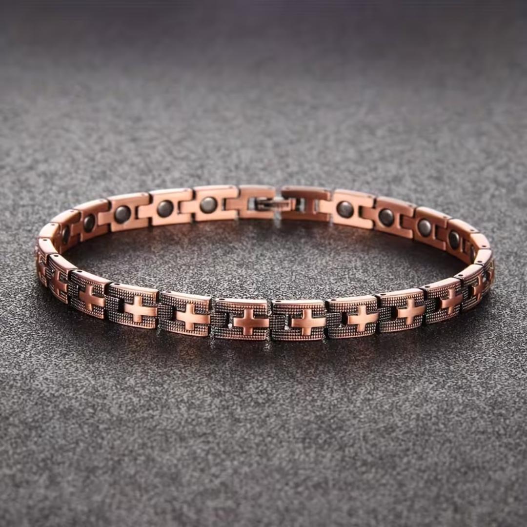 HopeCross Copper Bracelet-Cross Bracelet-Auswara