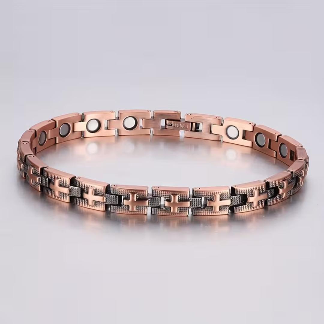HopeCross Copper Bracelet-Cross Bracelet-Auswara