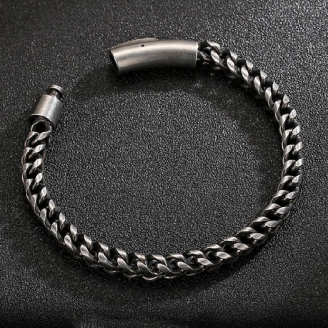 Ironclad Personalised Chain Bracelet-Personalised Bracelet-Auswara