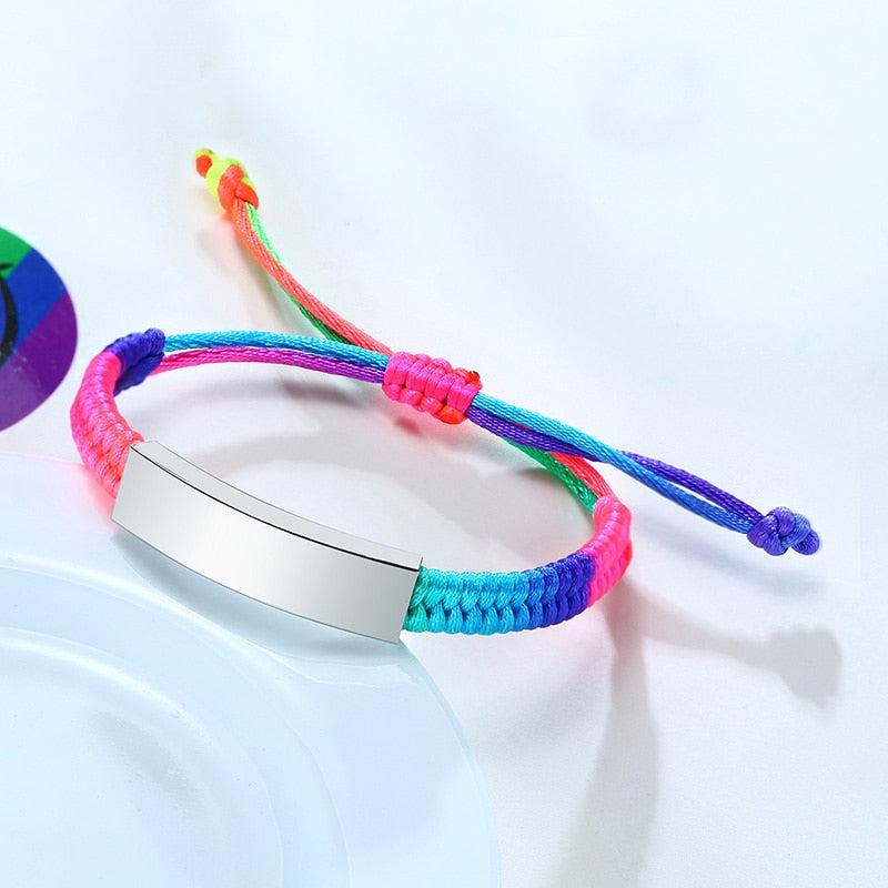 Kids Engraved Anti Lost Emergency Identification Bracelet-Identification Bracelet-Auswara