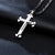 Large Cross Pendant with Chain Necklace-Cross Necklace-Auswara
