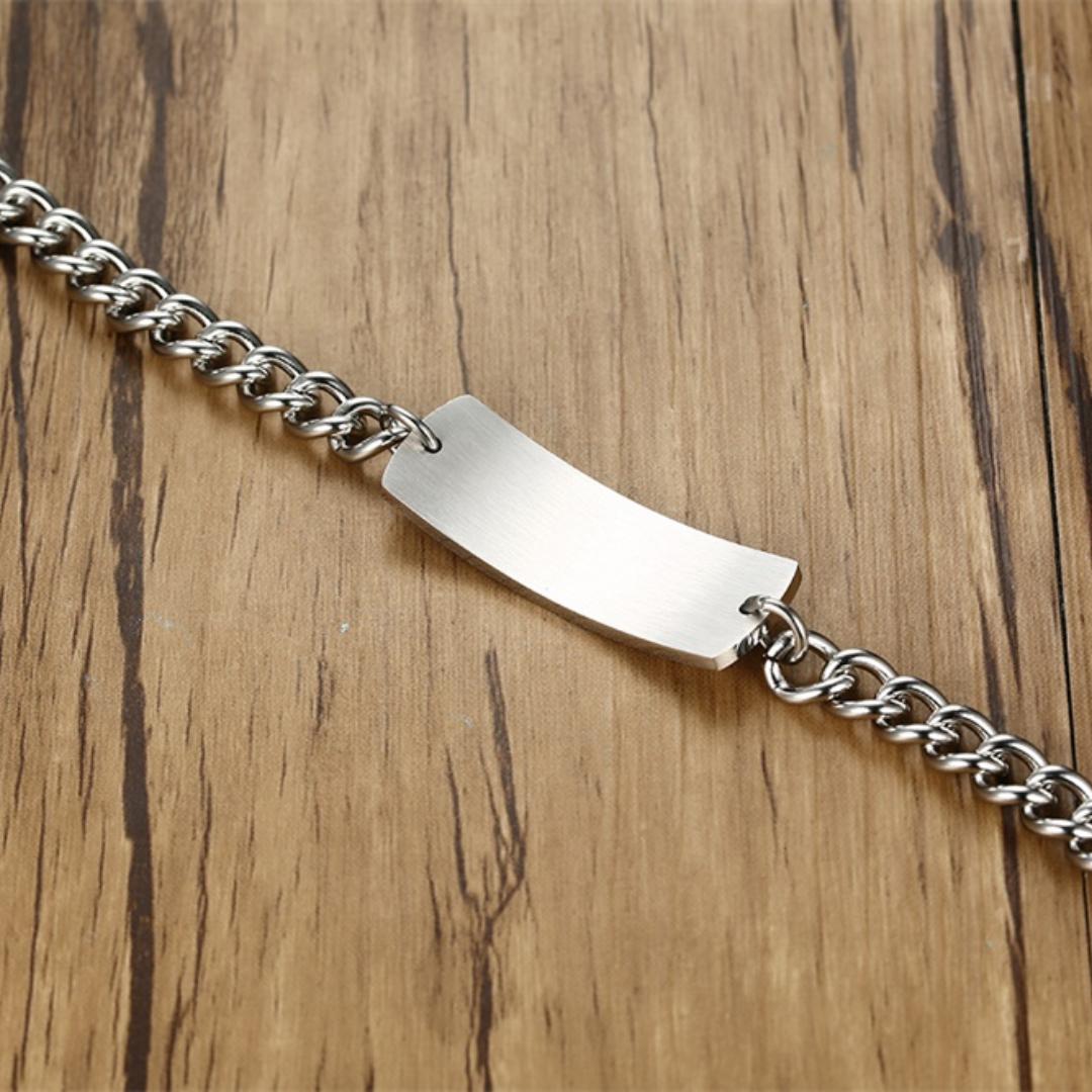 LifeShield Medical ID Chain Bracelet-Medical ID Bracelet-Auswara