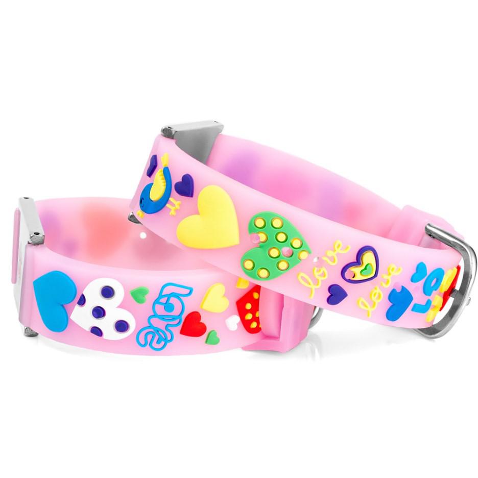 Love Heart Medical Alert Kids Bracelet-Kids Medical Alert Bracelet-Auswara