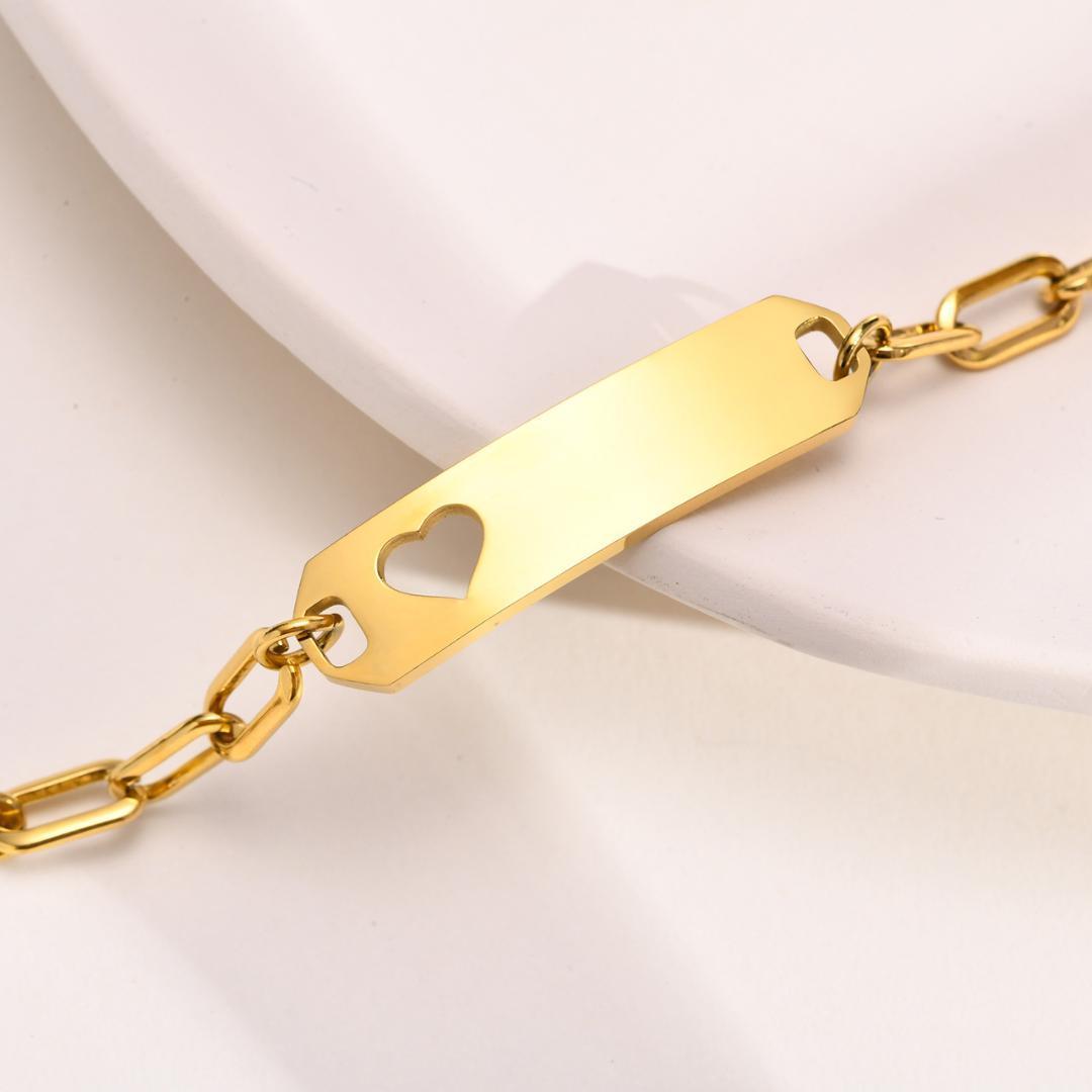 LunaHeart Personalised ID Bracelet-Kids Bracelet-Auswara