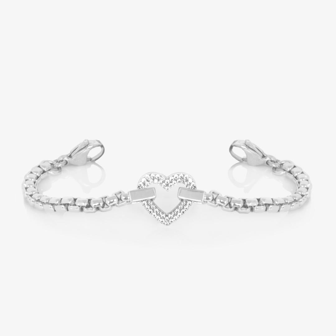 Lustre Heart Women’s Medical ID Bracelet-Medical ID Bracelet-Auswara