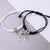 Magnetic Couples Bracelet Set with Key to my Heart Charm-Couple Bracelet-Auswara