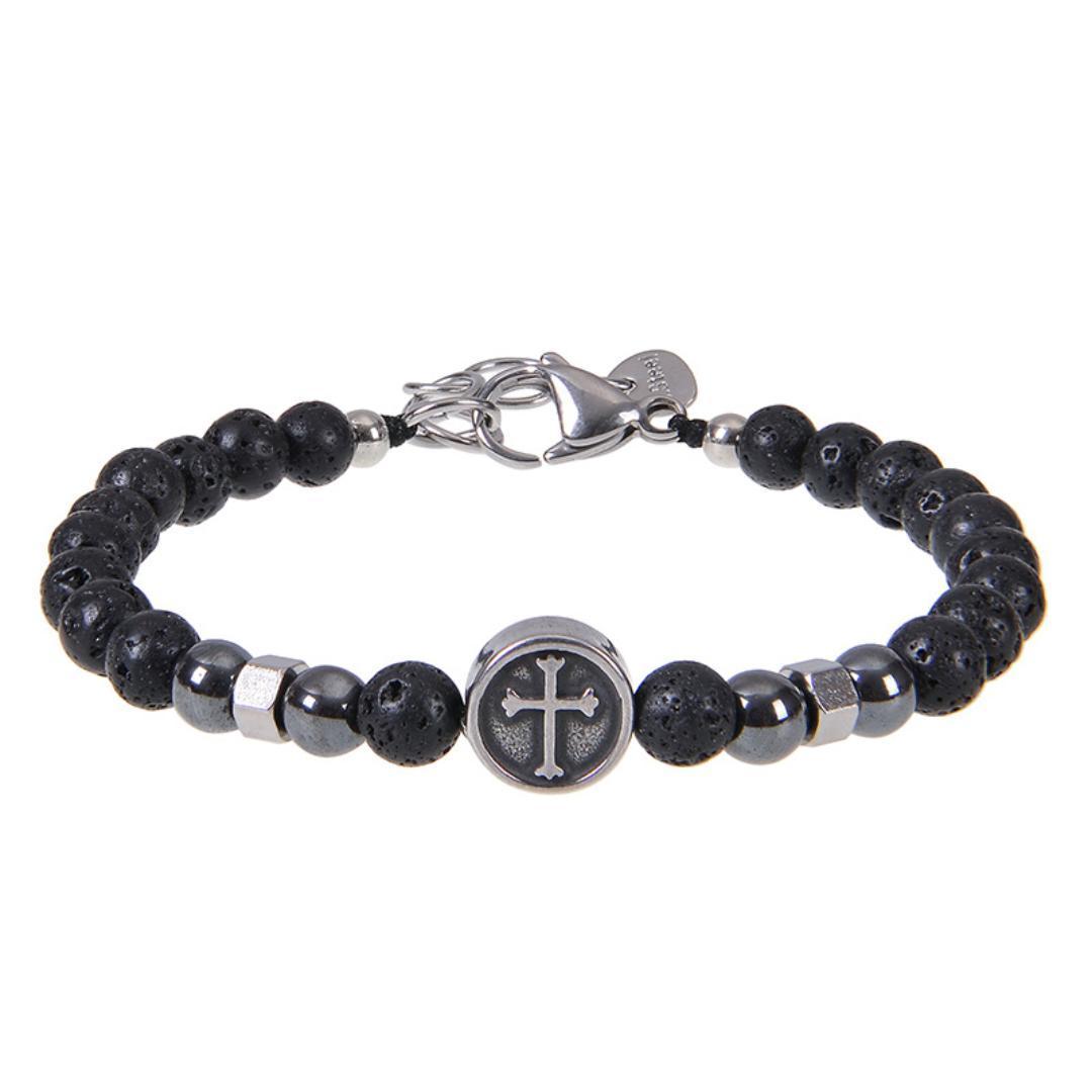 Pathfinder Cross Beaded Bracelet-Cross Bracelet-Auswara