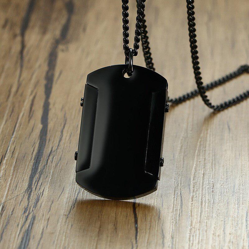 Personalised ID Dog Tag Necklace-Personalised Necklace-Auswara