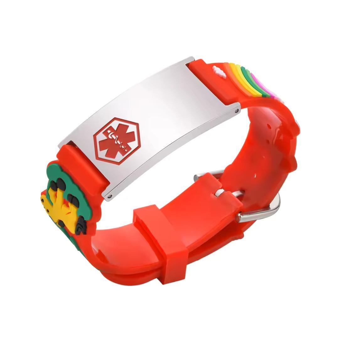 Pony Power Kids Medical ID Bracelet-Kids Medical Alert Bracelet-Auswara
