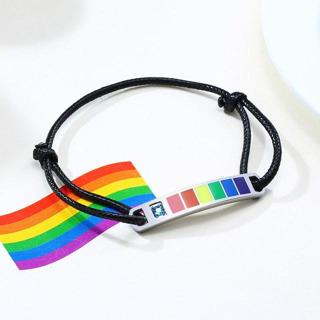 Pride LGBT Rope Bracelet-LGBT Bracelet-Auswara