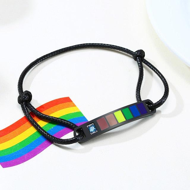 Pride LGBT Rope Bracelet-LGBT Bracelet-Auswara