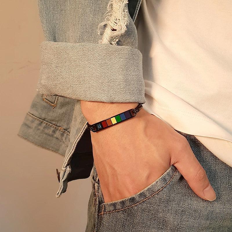Pride LGBT Rope Bracelet-LGBT Bracelet-Auswara