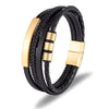 QuadraMark Custom Engraved Leather Bracelet