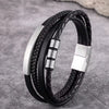 QuadraMark Custom Engraved Leather Bracelet