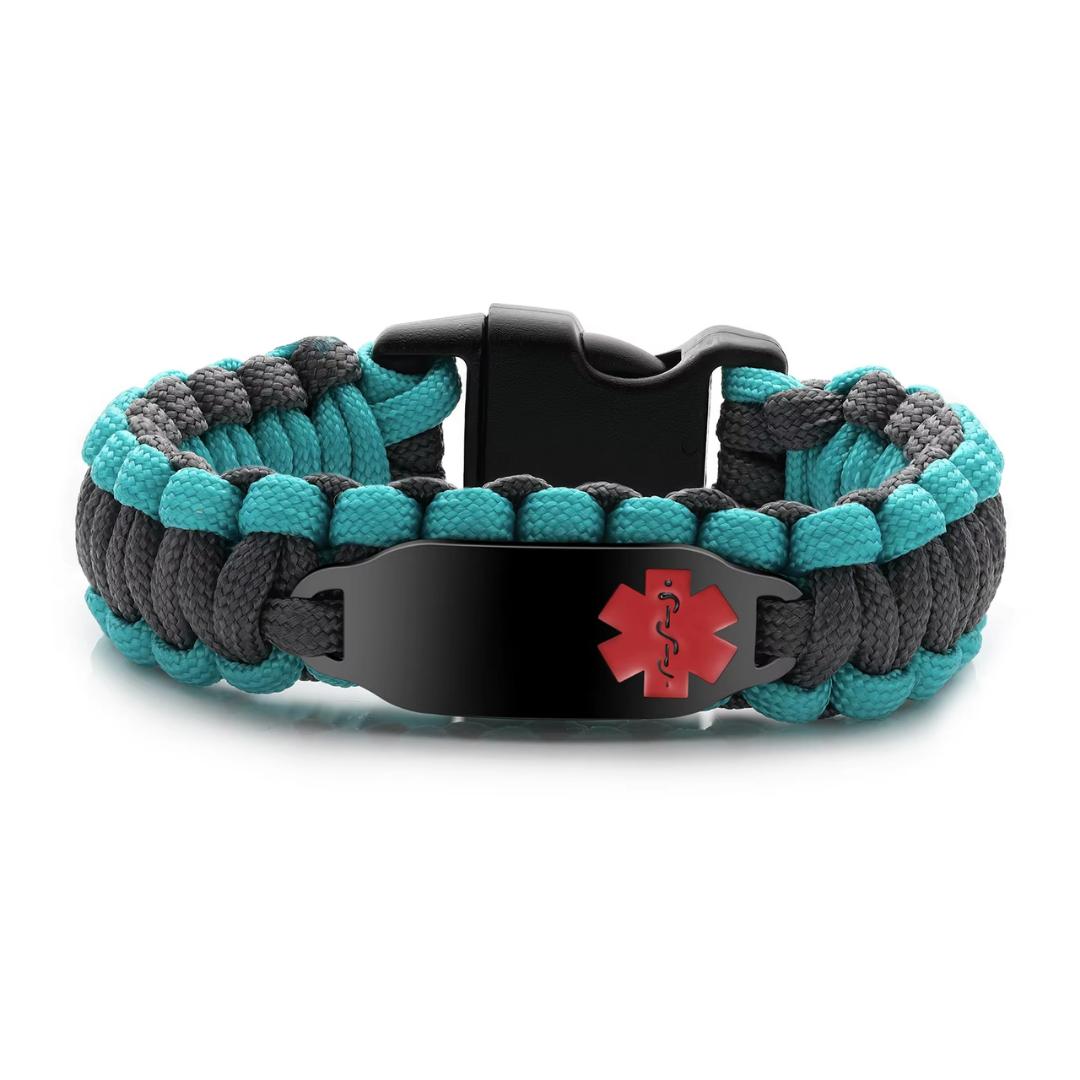 SafeTrail Emergency Medical Bracelet-Medical ID Bracelet-Auswara