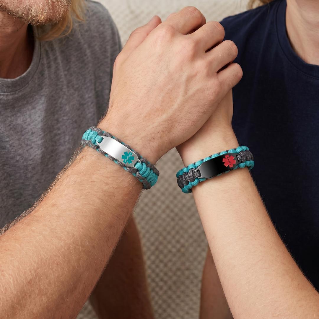 SafeTrail Emergency Medical Bracelet-Medical ID Bracelet-Auswara