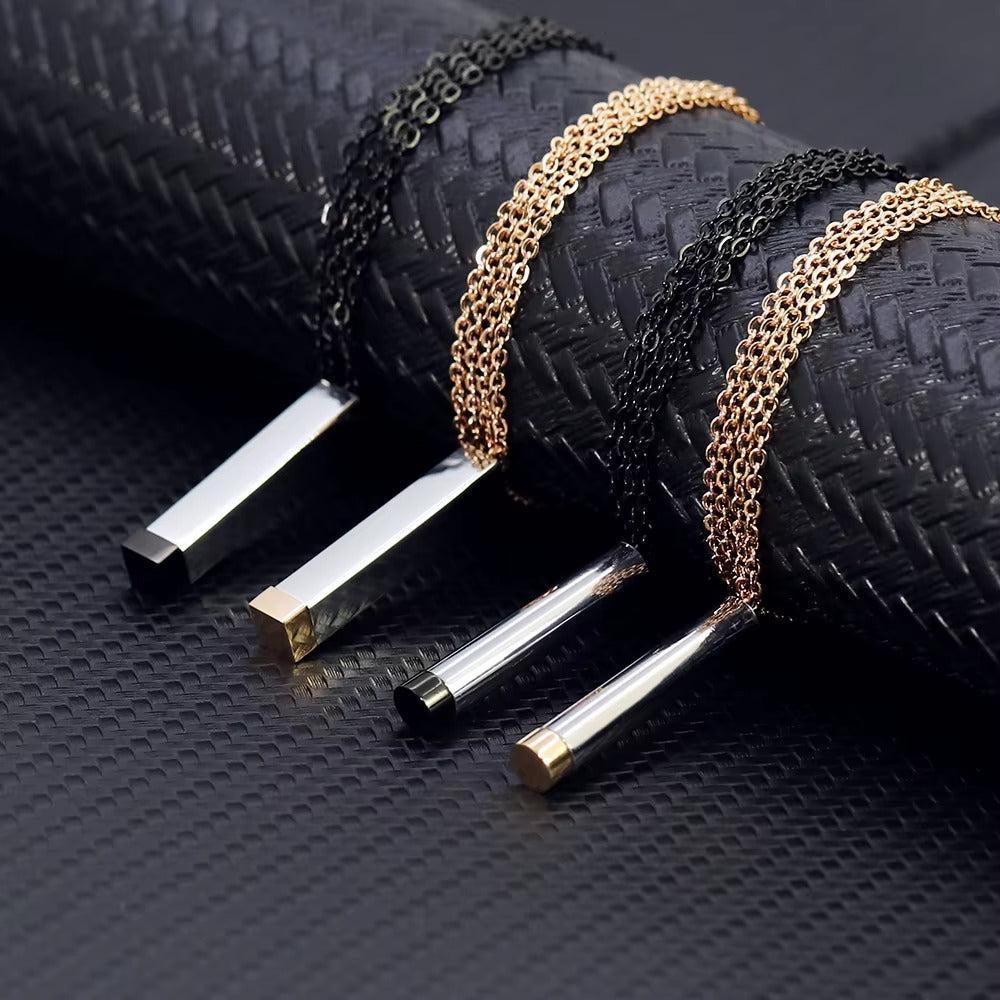 SecretLayer Dual-Slide Personalised Necklace-Personalised Necklace-Auswara