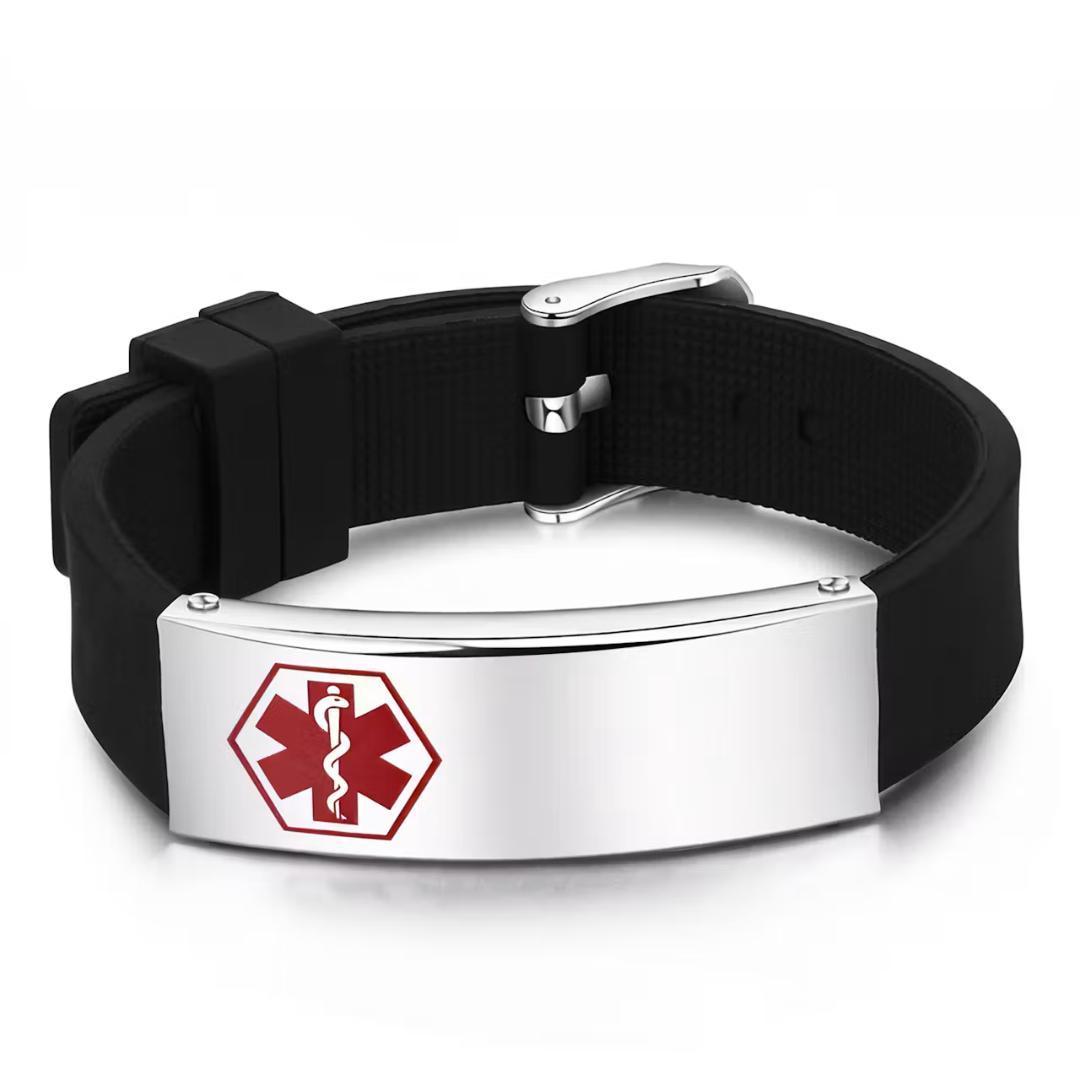 SecureFit Personalised Medical ID Bracelet-Medical ID Bracelet-Auswara